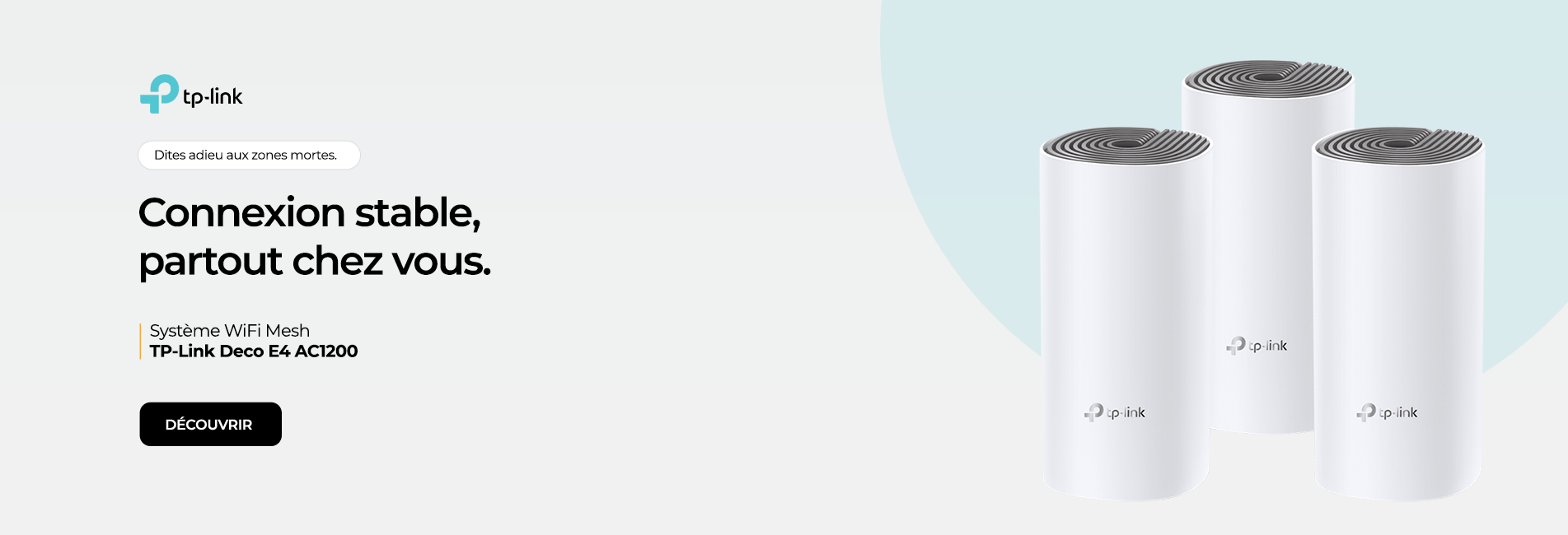 Système WiFi Mesh TP-Link Deco E4 AC1200